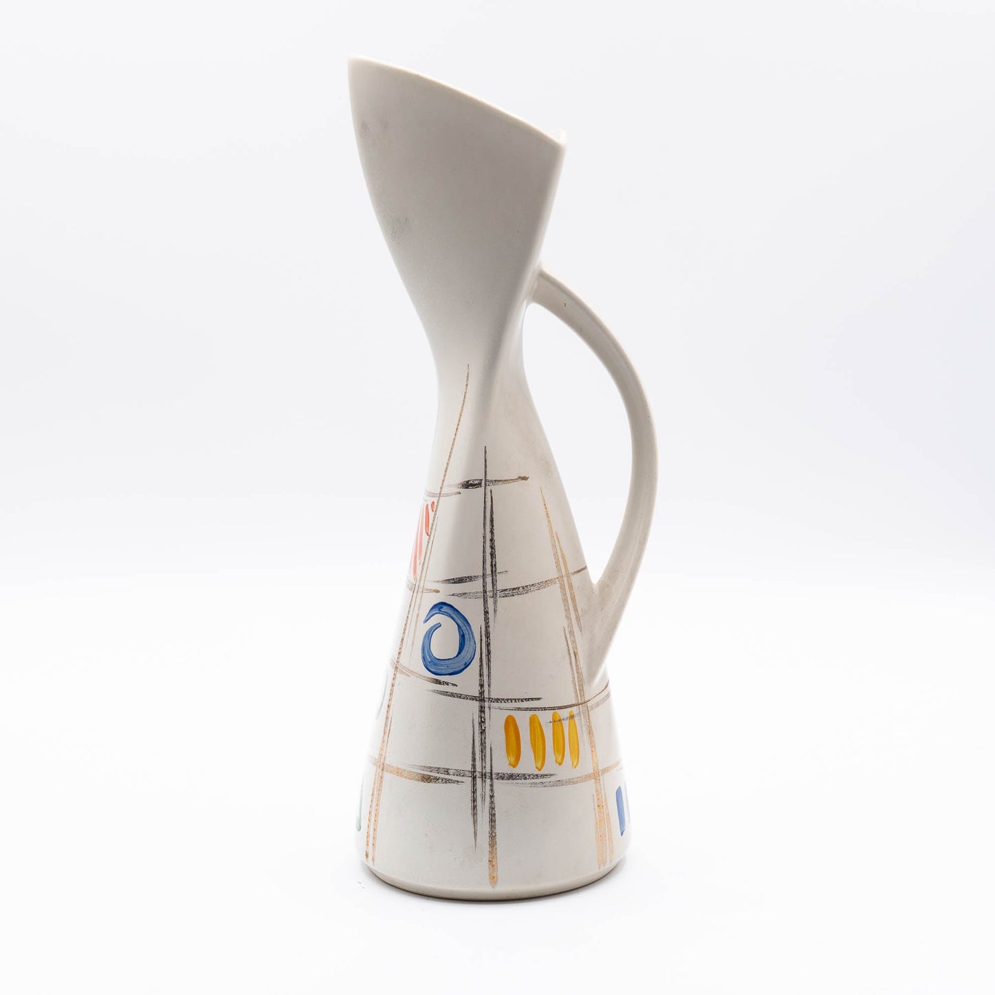 Swirl Vase with Geometric Design - 1290 - 28 - Dümler & Breiden - c1960s - Vase - The Vintage Tales