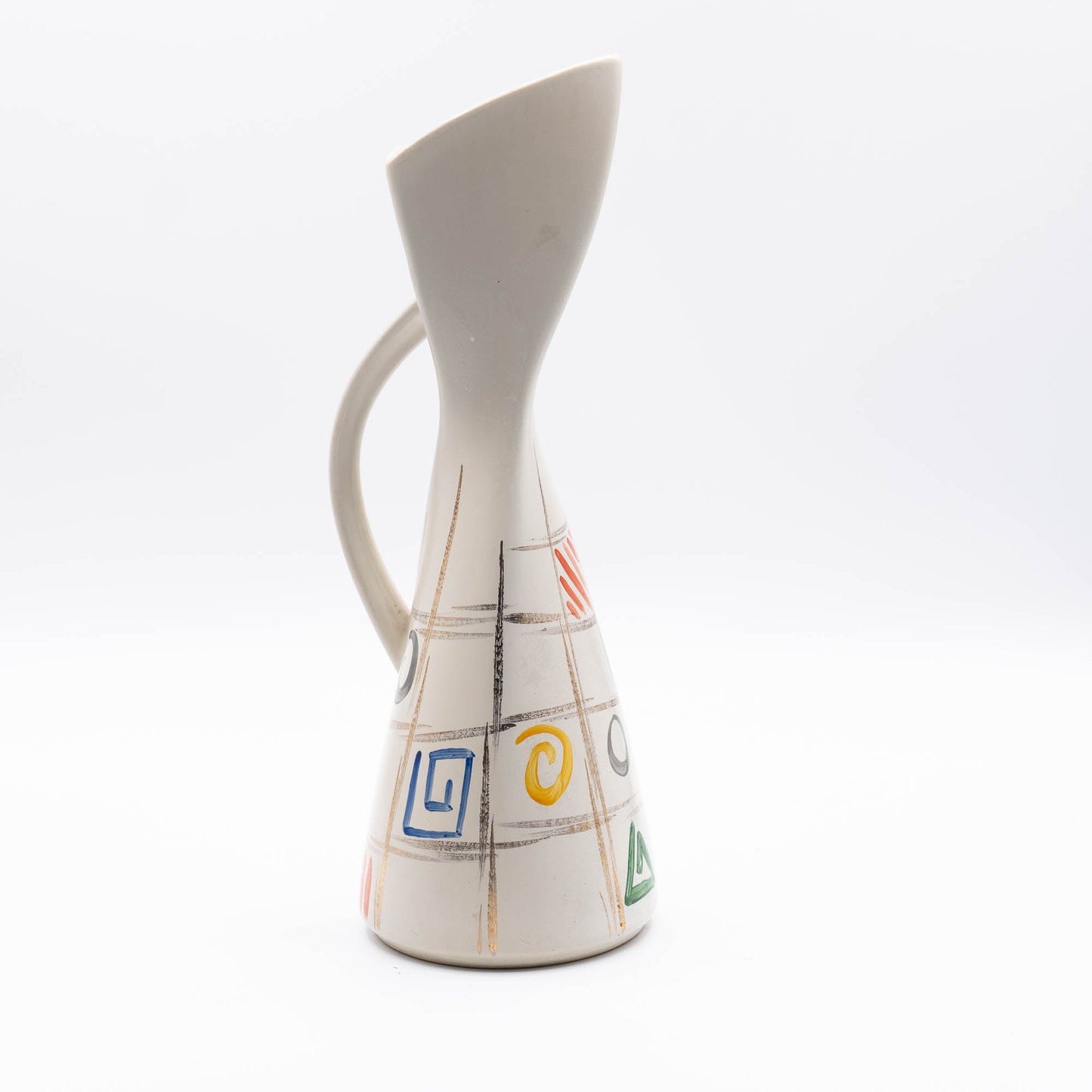 Swirl Vase with Geometric Design - 1290 - 28 - Dümler & Breiden - c1960s - Vase - The Vintage Tales