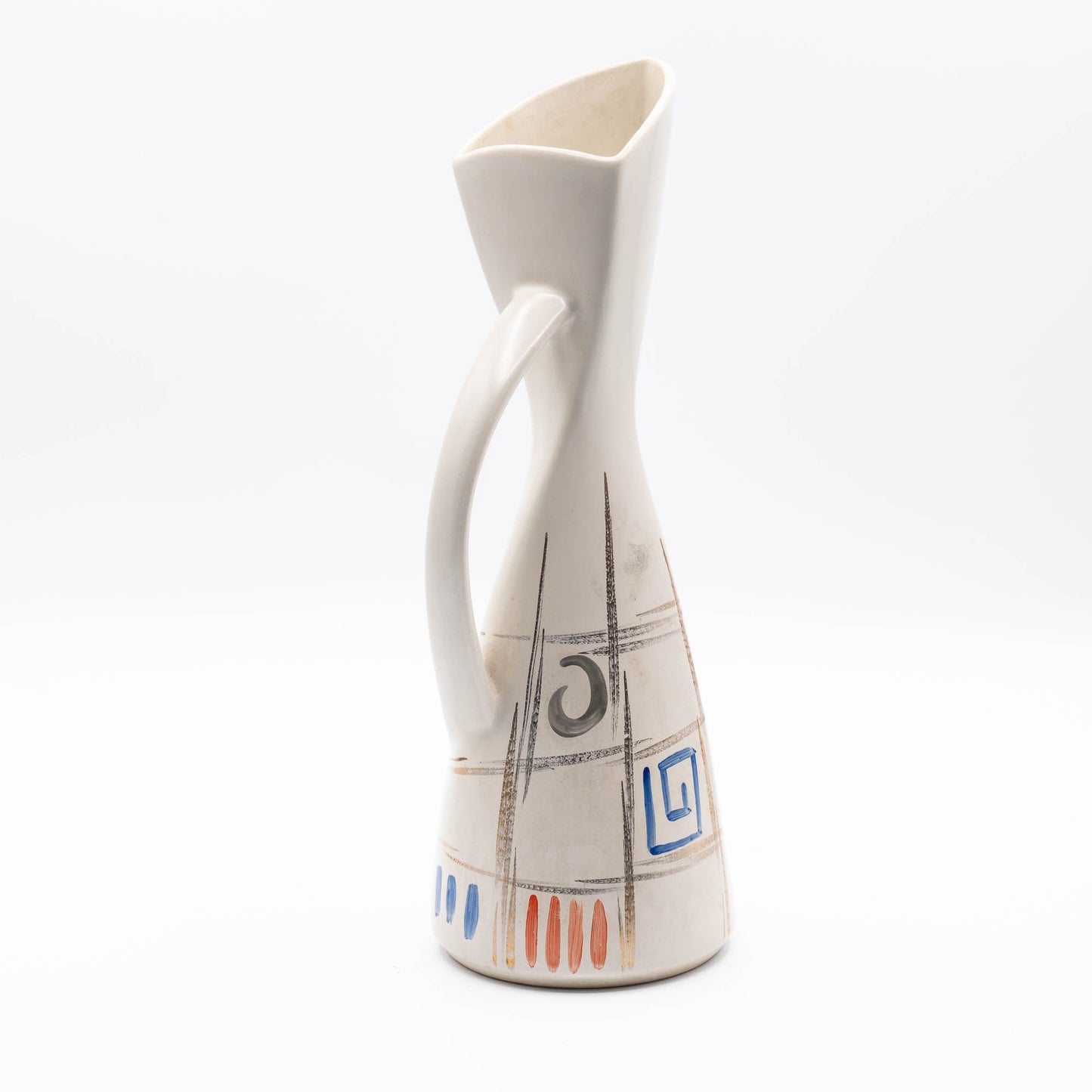 Swirl Vase with Geometric Design - 1290 - 28 - Dümler & Breiden - c1960s - Vase - The Vintage Tales