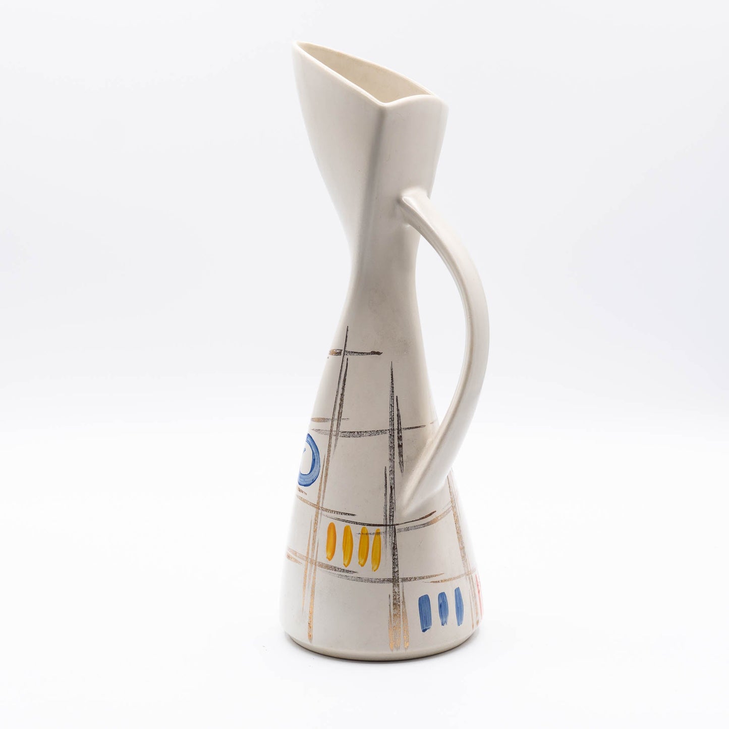 Swirl Vase with Geometric Design - 1290 - 28 - Dümler & Breiden - c1960s - Vase - The Vintage Tales